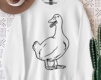 santa shooting ducks sweater