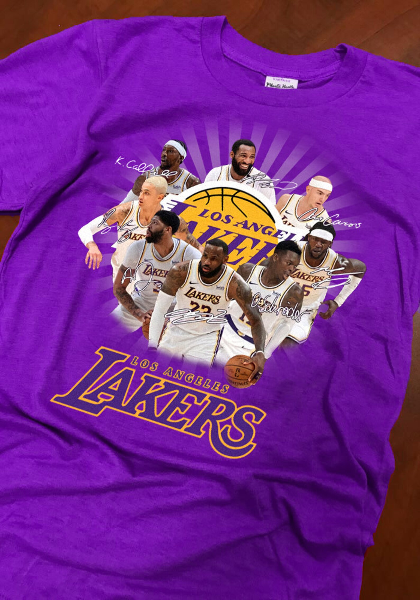 Los Angeles Lakers Shirt LA Lakers Shirt Lakers Shirt NBA Etsy