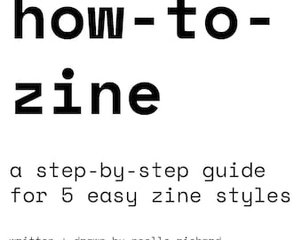 DOWNLOAD PDF DIGITALE: kit per la creazione di fanzine con modelli e istruzioni