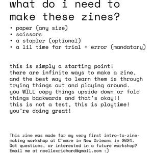 DIGITAL PDF DOWNLOAD How-to-zine Zine-making Kit With Templates and ...