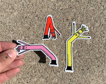 balloon guy/car lot guy/floppy inflatable tube man sign sticker