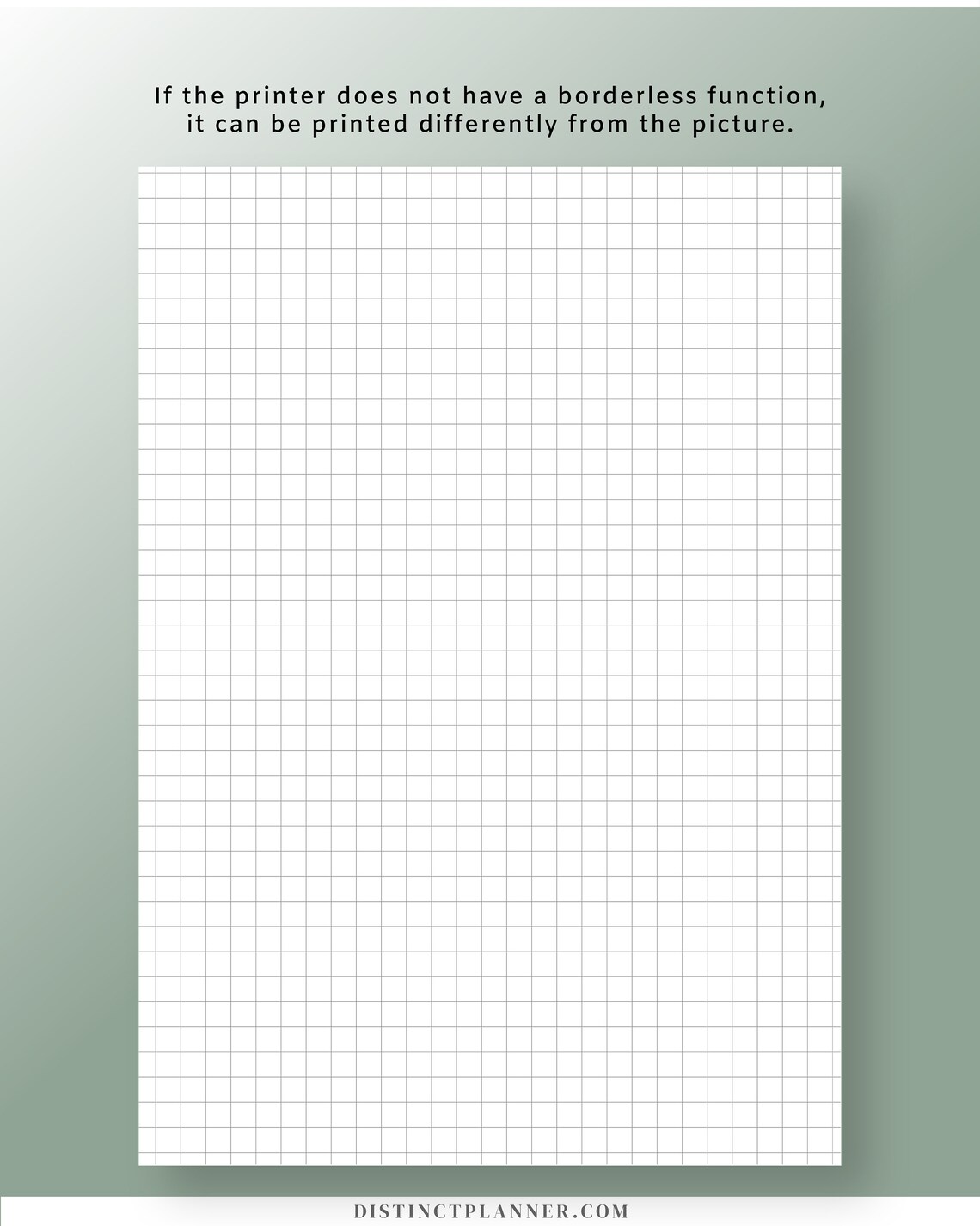 a4 printable graph paper bullet journal paper pdf 5mm etsy