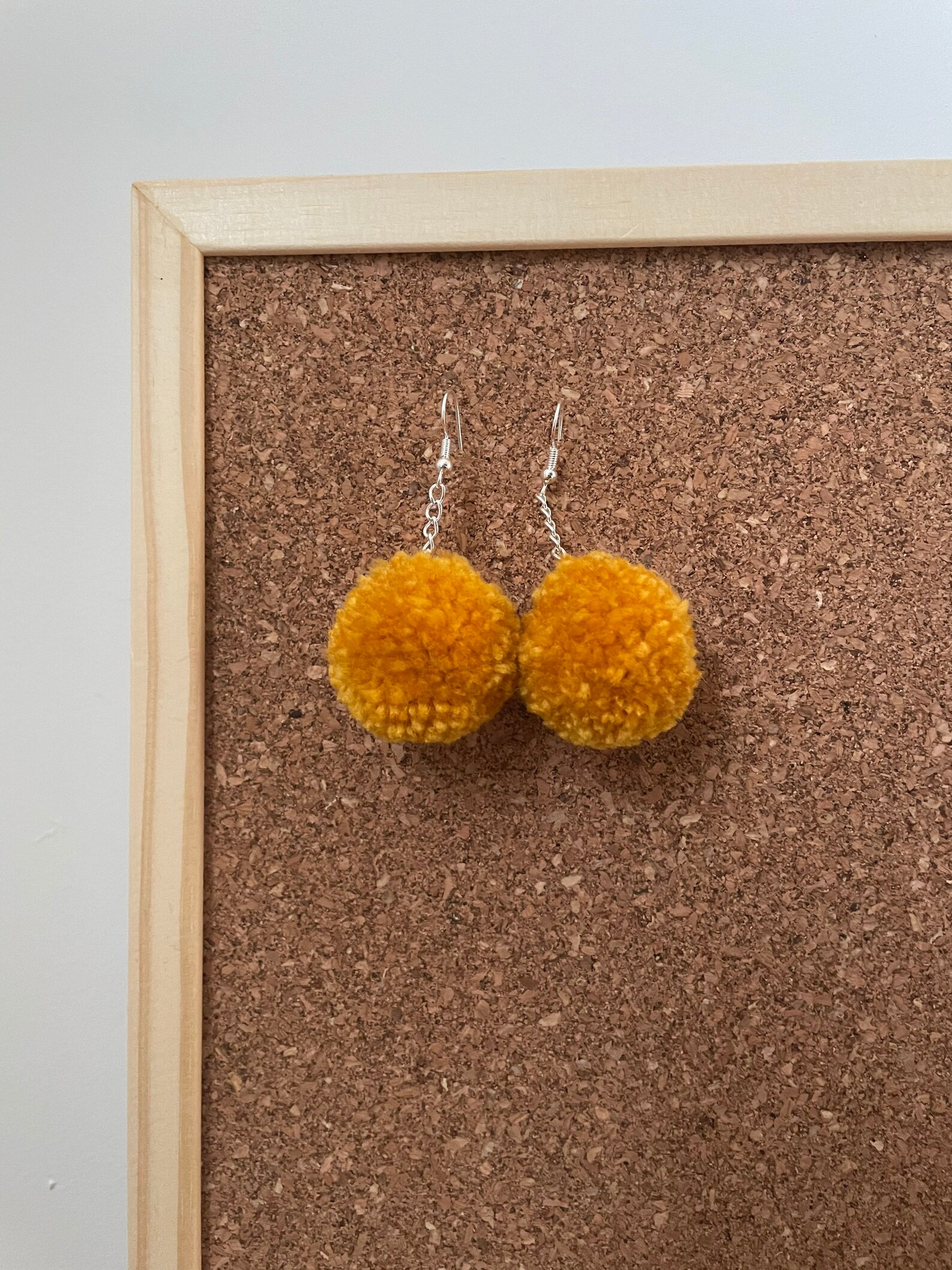 Any colour small Pom Pom earrings Etsy