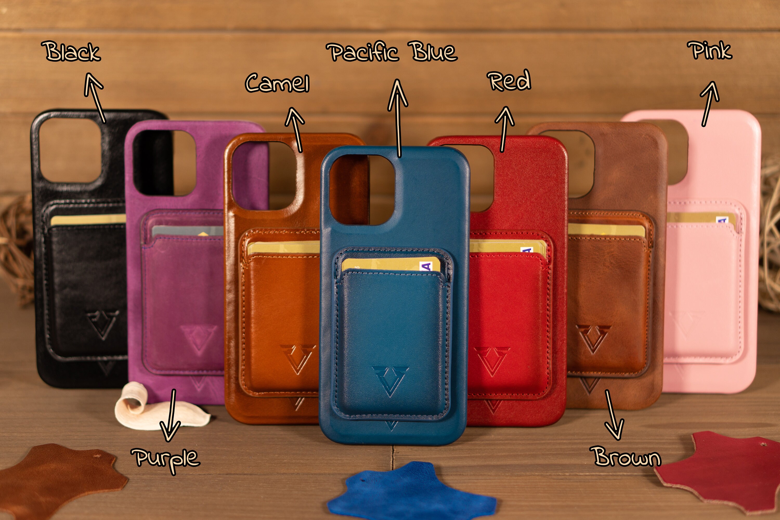 Genuine Leather Iphone 12 Pro Max Magsafe Case With Magsafe Etsy