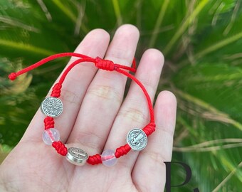 Pulsera de San Benito para bebe / Saint Benedict baby bracelet