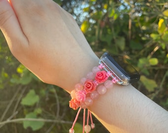 Linda correa rosa para Apple Watch