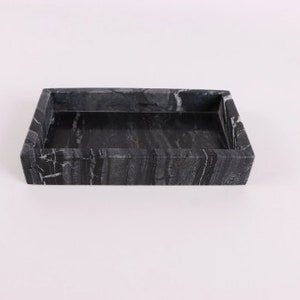 Natural black Marble Tray (small)