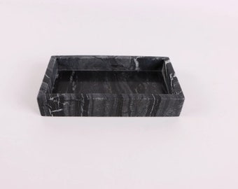 Natural black Marble Tray (small)