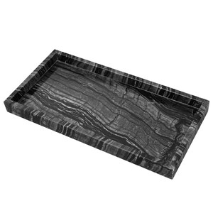 Natural Black Marble Bathroom Tray - Etsy