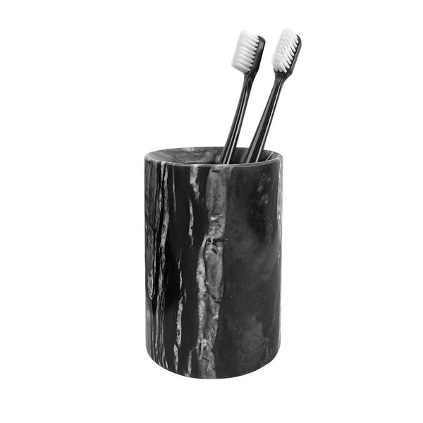 Natural black Marble Tumbler