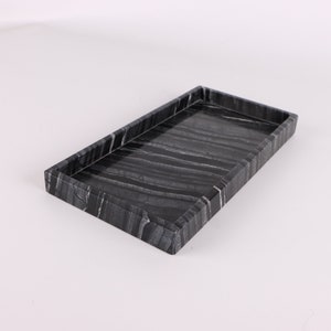 Natural black Marble Bathroom Tray