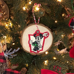 Mouse Inspired Farm House Christmas Ornament