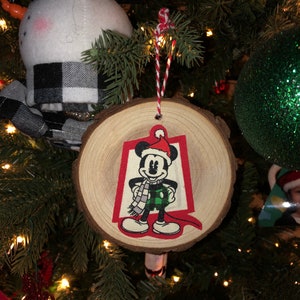 Mouse Inspired Farm House Christmas Ornament