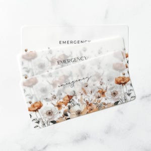 NEW! Floral Cash Envelope Inserts | A6/Personal | Custom Cash Envelope Placeholder