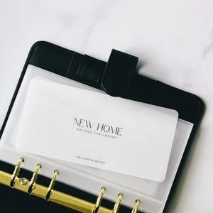 New Home Savings Challenges | A6/Personal Trackers/Inserts for Cash Stuffing | Build Your Bundle