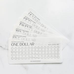 Denominations Savings Challenges | Cash Envelope Budgeting Insert/Tracker