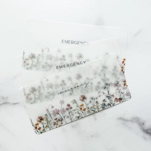 Floral Cash Envelope Inserts | A6/Personal | Custom Cash Envelope Placeholder