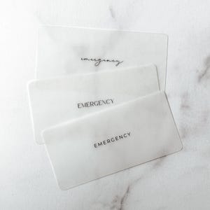 Benutzerdefinierte Minimal Cash Umschlag Einsätze | A6 Sammelmappe