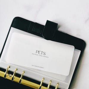 Pets Savings Challenges | A6/Personal Trackers/Inserts for Cash Stuffing | Build Your Bundle