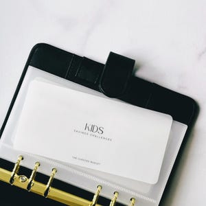 Kids Savings Challenges | A6/Personal Trackers/Inserts for Cash Stuffing | Build Your Bundle
