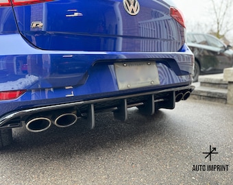 2018-2021 MK7.5 Golf R OEM+ Rear Diffuser Fins