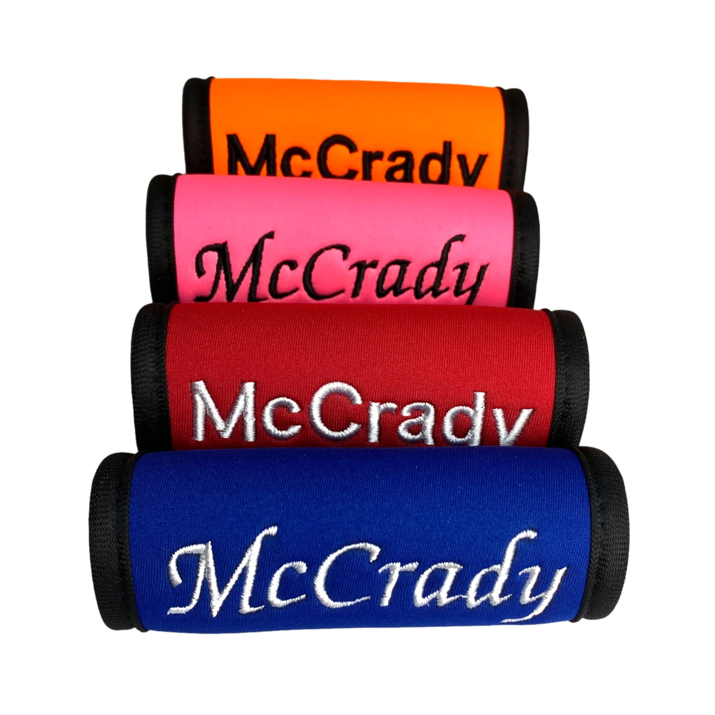 Custom Embroidered Handle Wrap, Luggage Handle Cover, Vehicle Grab Handles, Bogg Bag Handles, Backpack Handles, Luggage Accessories