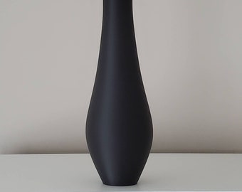 Black cheap tall vase