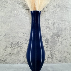 Navy Blue Bud Vase | Modern Home Decor | Table Vase | Centerpiece