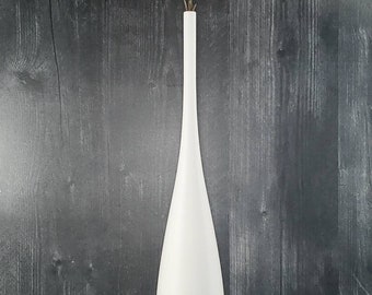 19 inch Tall Matte White Long Modern Nordic Style Vase |  Home Decor | Dried Flowers | Pampas Vase | Floor Vase