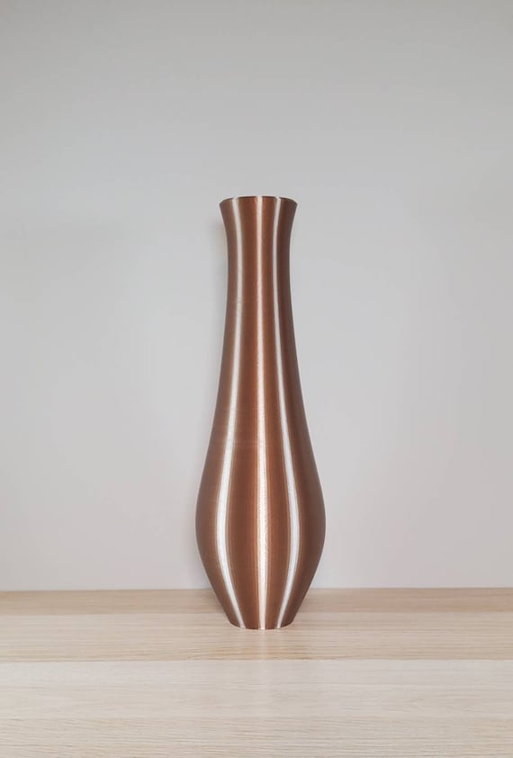Tall Champagne Vase Home Decor Flower Vase Modern Vase Tall Bud