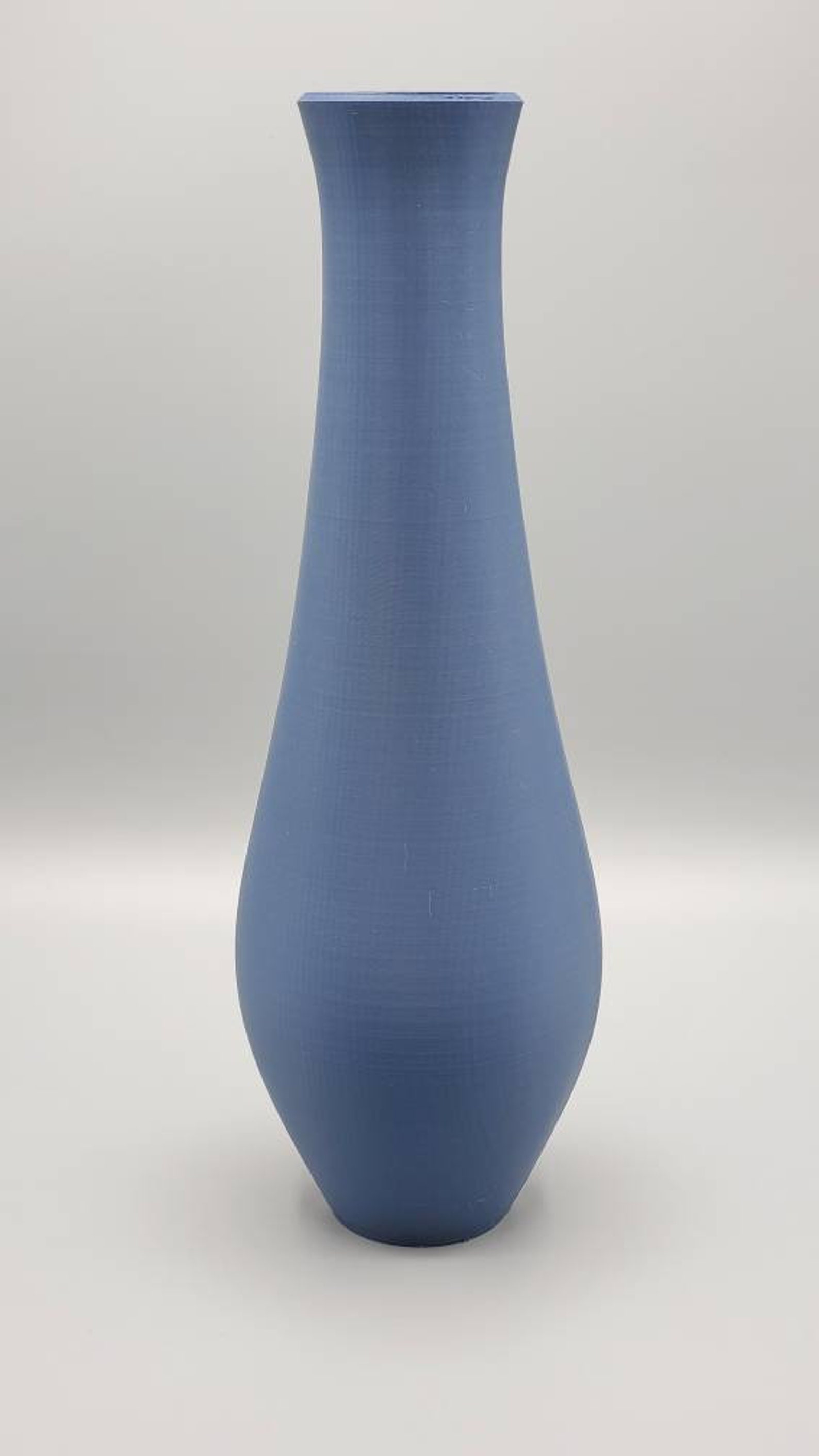 12 Inch Tall Matte Navy Blue Modern Bud Vase Etsy