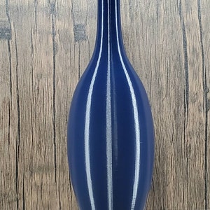 12 to 19 inch Tall Matte Navy Blue Modern Nordic Vase image 10