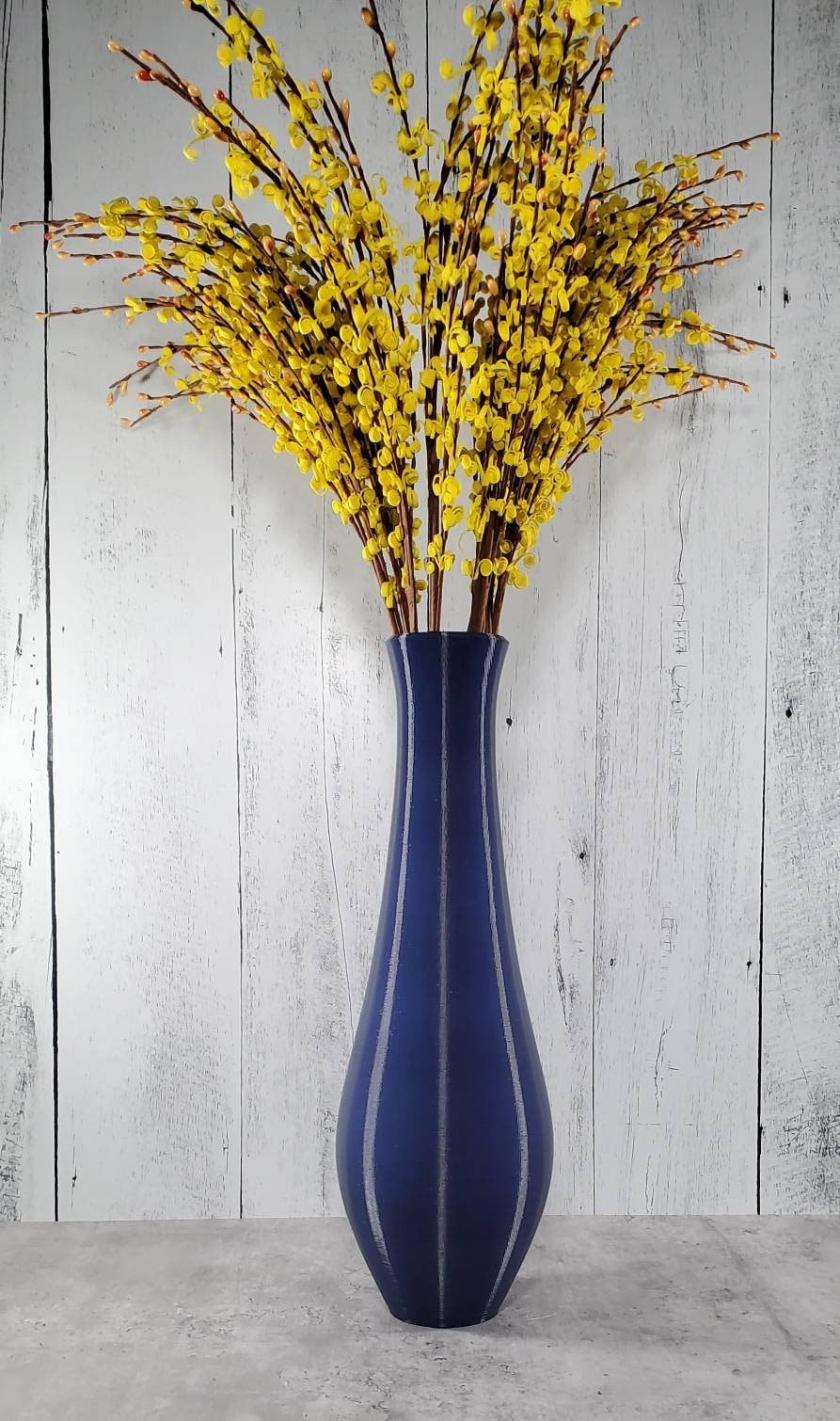Navy Blue Bud Vase Modern Home Decor Table Vase - Etsy
