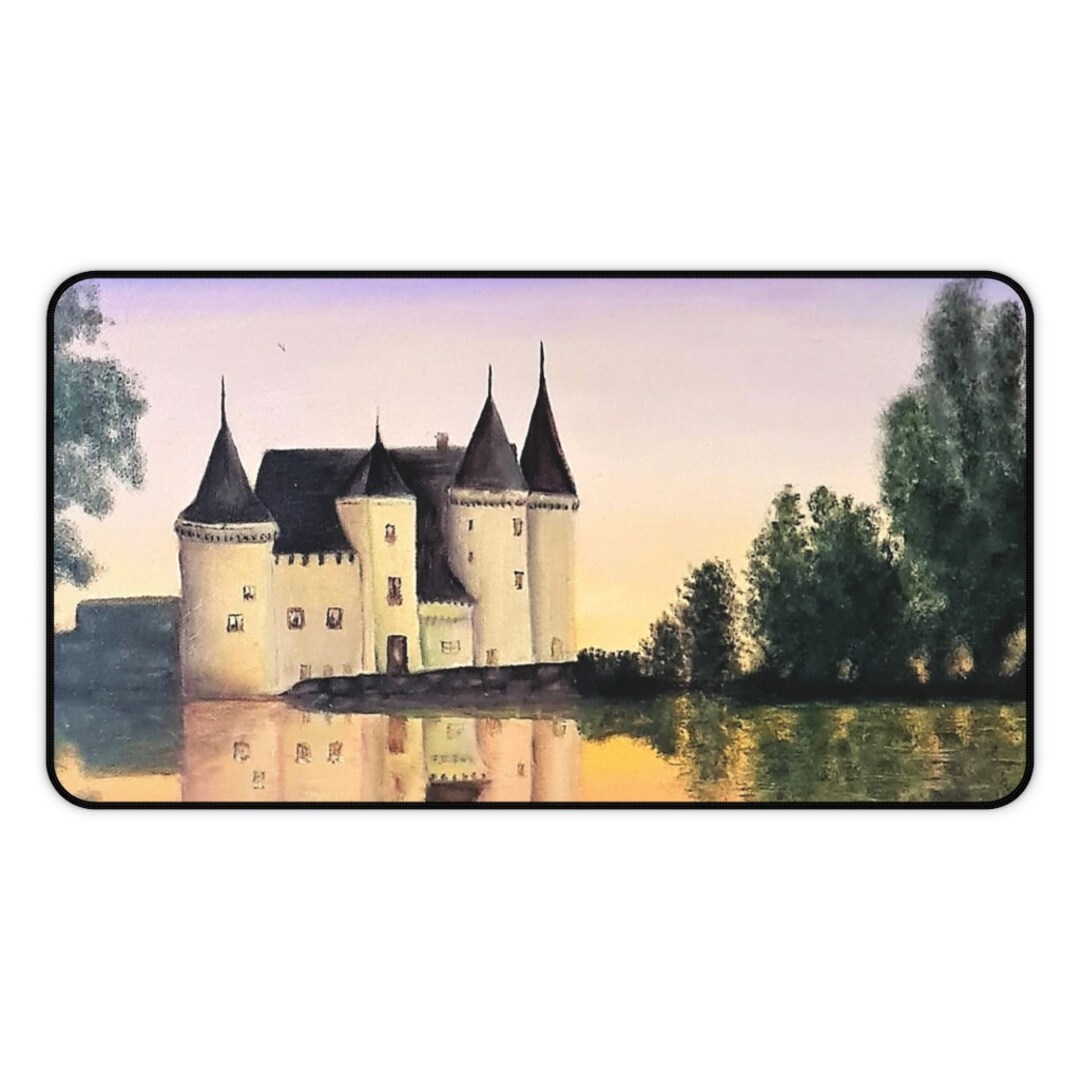 CHÂTEAU DE CHENONCEAU Custom Desk Mat |medieval Castel Computer Mat ...