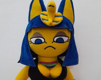 Ankha Tierkreuzung . Großes Plüschtier. 62 cm