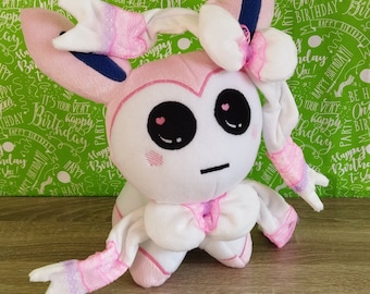 Yippee Sylveon . Tbh. イッペイ. Plush toy. Ready to ship. Size 10.5 inch (27 sm)