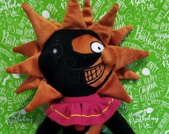 Eclipse 2. FNAF.  Sun Daycare Attendant Sundrop. Large plush toy. Size 22 inch (55sm)