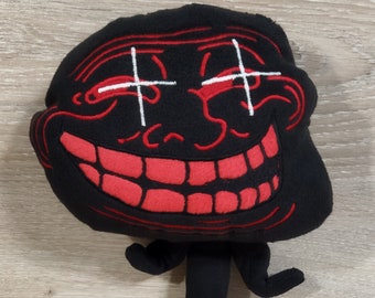 La règle. Visage de troll. Les incidents de troll. Grande peluche. Taille 13 pouces