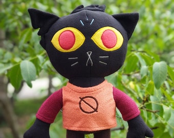 May. Margaret Borovski. Night in the Woods. Large plush toy. 17 inch