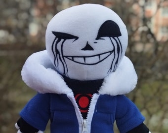 Killer Sans. Undertale. Large Plush Toy. Size 15 Inch 