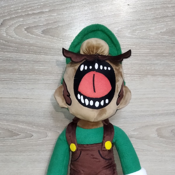 Plush to order. PS 135. Mario exe .  Mario's Madness. Large plush toy. Size 19 inch(50 cm)