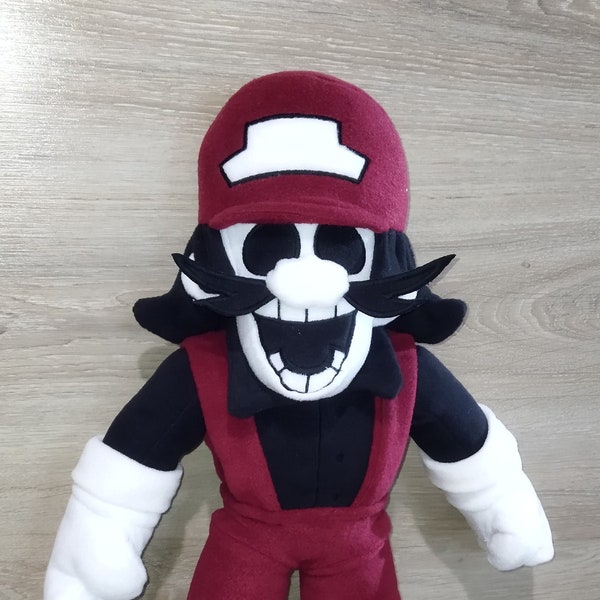 MX. Mario '85.  FNF. Mario's Madness. Large plush toy. Size 19 inch(50 cm)