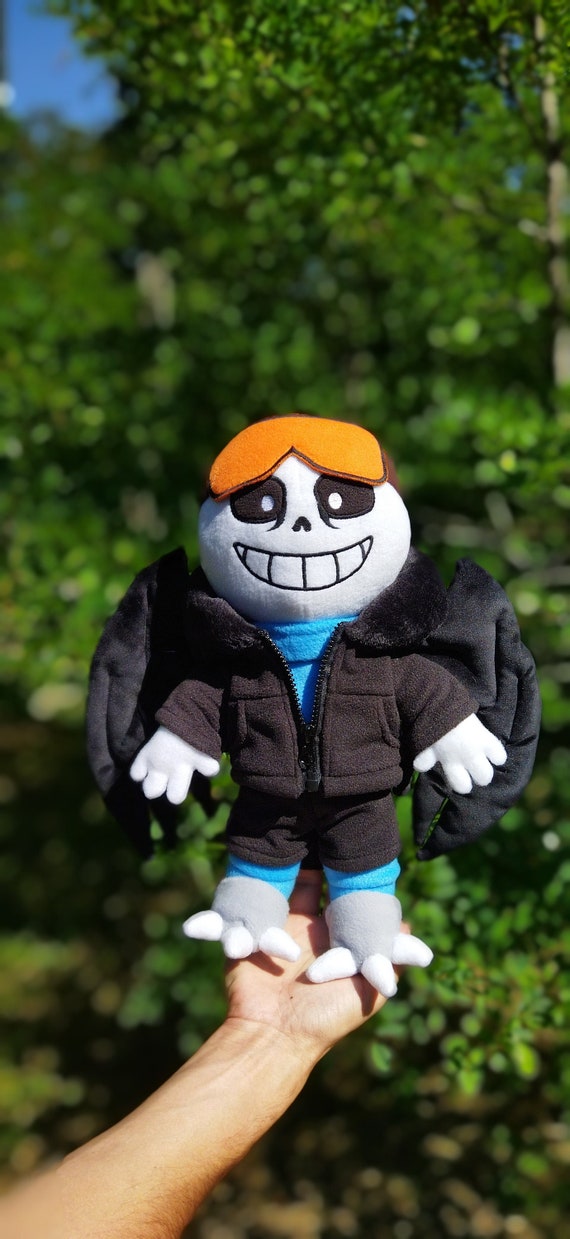 Killer Sans. Undertale. Large Plush Toy. Size 15 Inch 