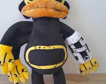 Striker. Bendy and The Ink Machine. Large plush toy. Size 17 inches
