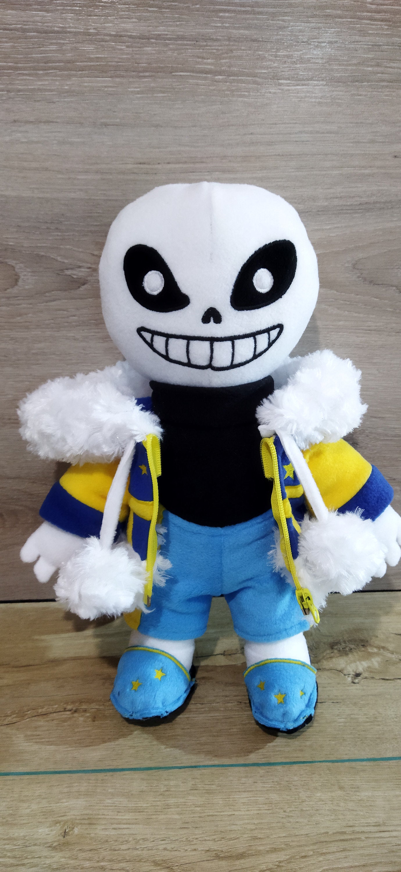 Dust Sans. Undertale. Large Plush Toy. Size 14 Inch 