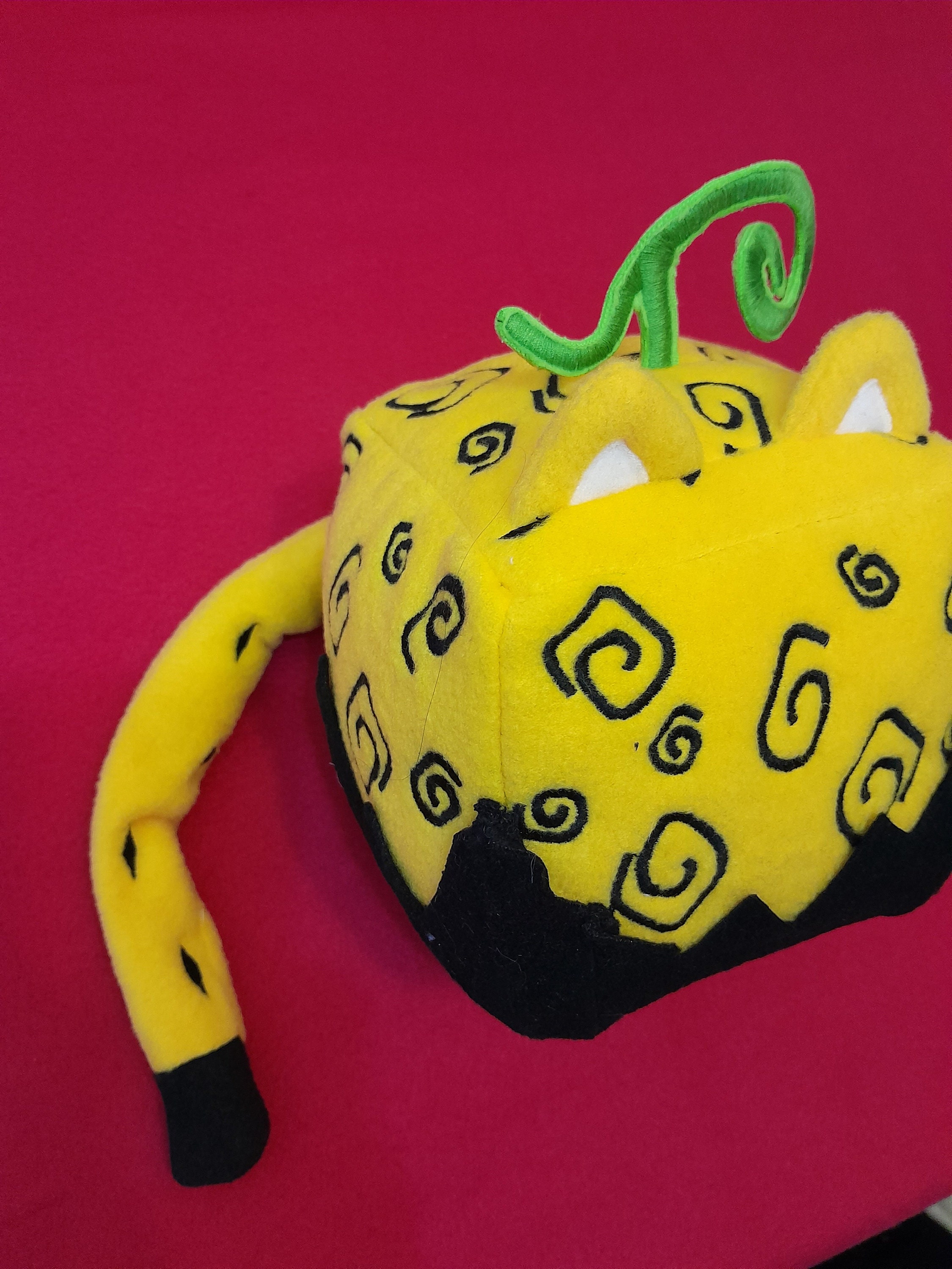  Thcbme Blox Fruits Plush - 6 Leopard Fruits Plush