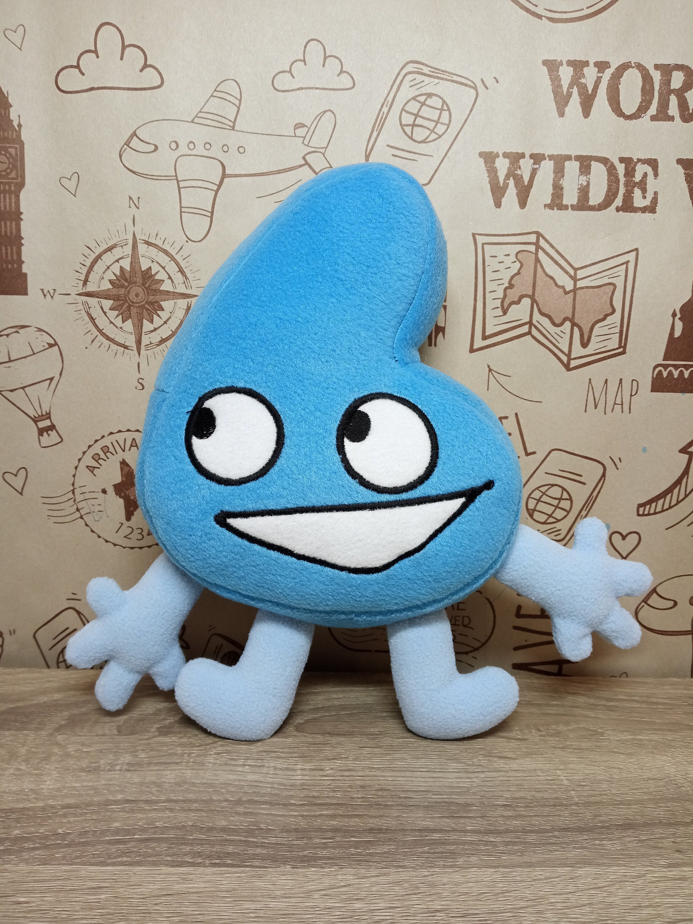 Six. Battle for Dream Island. BFB. BFDI. Large Plush Toy. Size - Etsy
