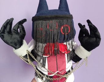 Narinder. Sharpened. Cult of the Lamb. Plush toys to order. 15 inch(38 см)