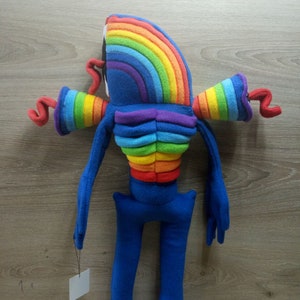 Rainbow Head. Large plush toy. SCP Trevor Henderson. Garrys Mod