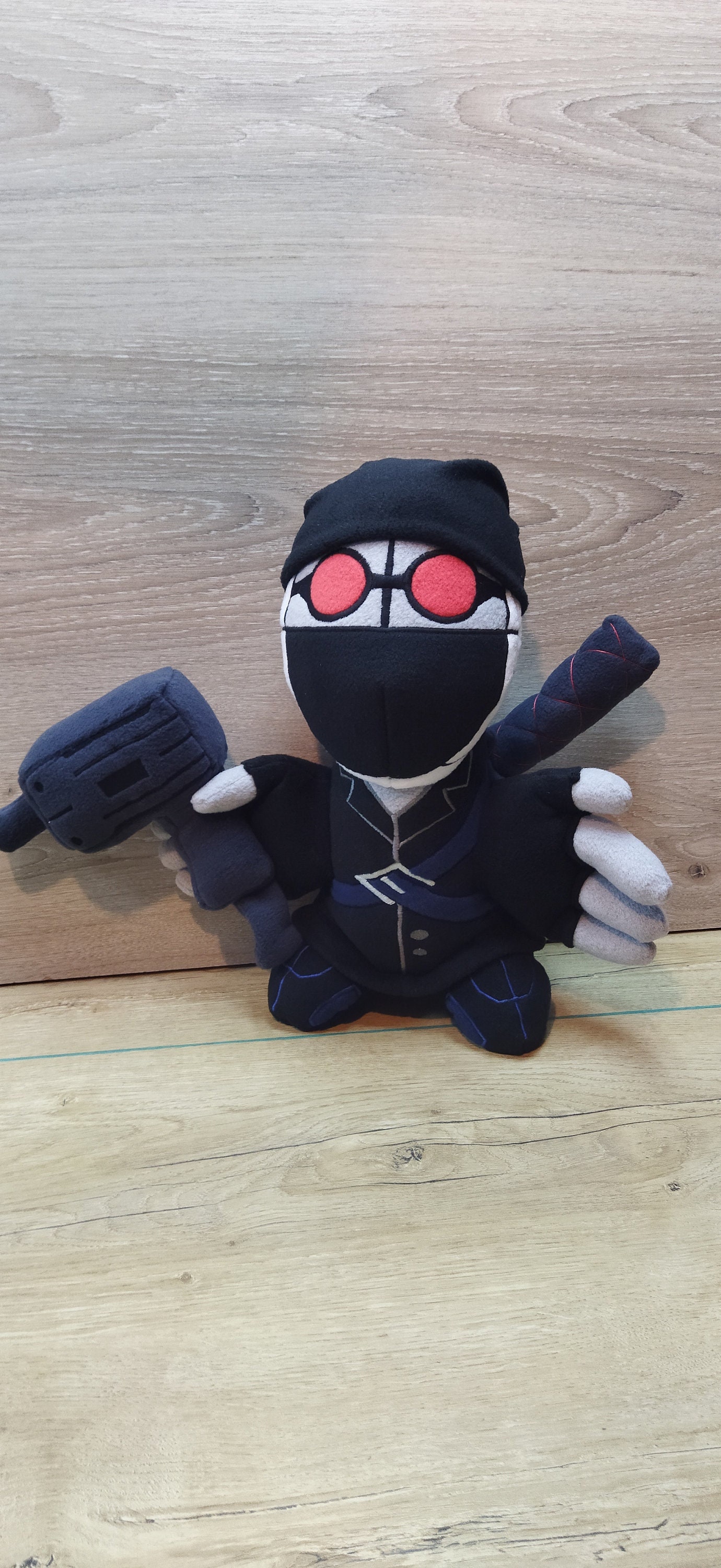 Custom Plush Just Like Grunt Dark Madness Combat Inspired 